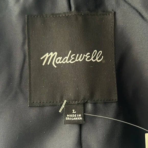 Madewell Sherpa Teddy Coat size L new - Picture 8 of 14